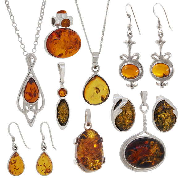 Amber Set Jewellery
