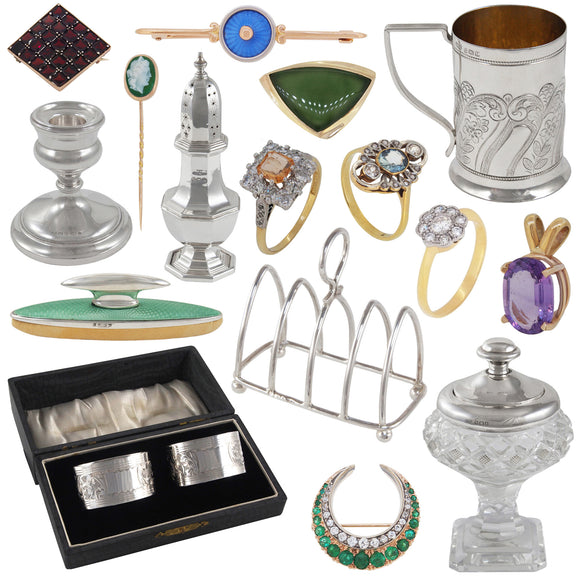Early 20th Century Silverware & Jewellery