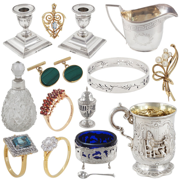 London Hallmarked Silverware & Jewellery