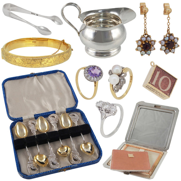 Mid-20th Century Silverware & Jewellery