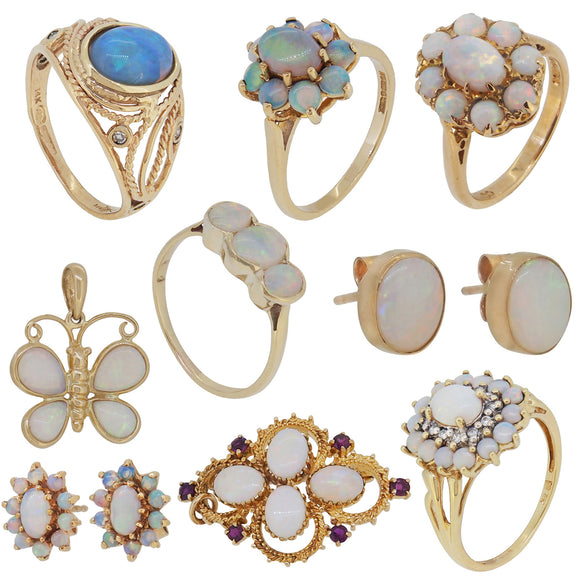Opal Set Jewellery