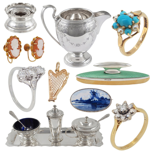 Vintage Silverware & Jewellery