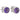A pair of modern, silver, amethyst set stud earrings