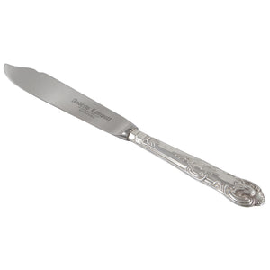 A modern, silver, Queens Pattern butter knife