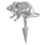 A modern, silver, model of a mouse