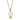 A modern, 9ct yellow gold, cultured pearl set pendant & chain