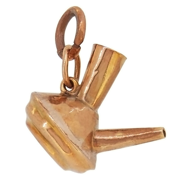 A mid-20th century, 9ct rose gold, jug charm