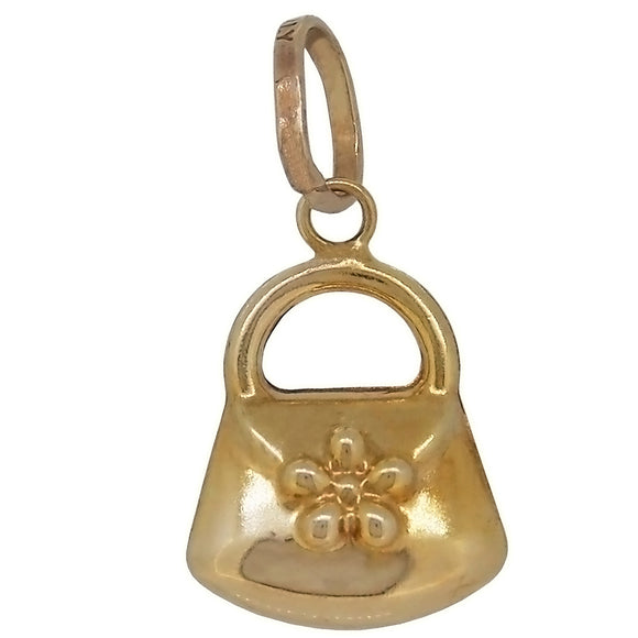 A mid-20th century, 9ct yellow gold, purse charm