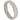 A modern, 9ct white gold, court wedding ring.