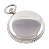 A modern, silver, full hunter pocket watch