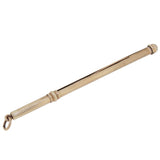 An early 20th century, 9ct yellow gold swizzle stick.