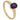 A modern, 18ct yellow gold, amethyst set single stone ring.