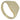 A modern, 9ct yellow gold, cushion signet ring.