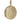 A modern, 9ct yellow gold, circular, half engraved locket.