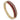 A modern, 14ct yellow gold, ruby & diamond set, three row ring.