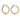 A pair of modern, 14ct white &amp; yellow gold textured twist hoop earrings.