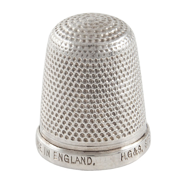 A mid-20th century, Stirling silver thimble