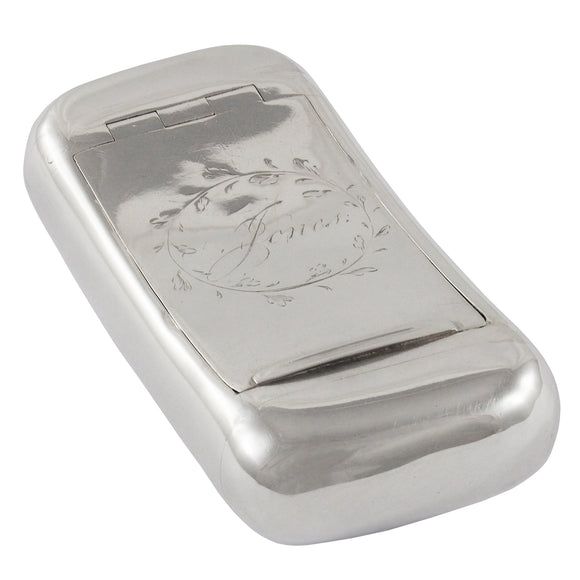 A Georgian, silver snuff box
