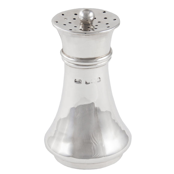 An early 20th century, silver pepper pot