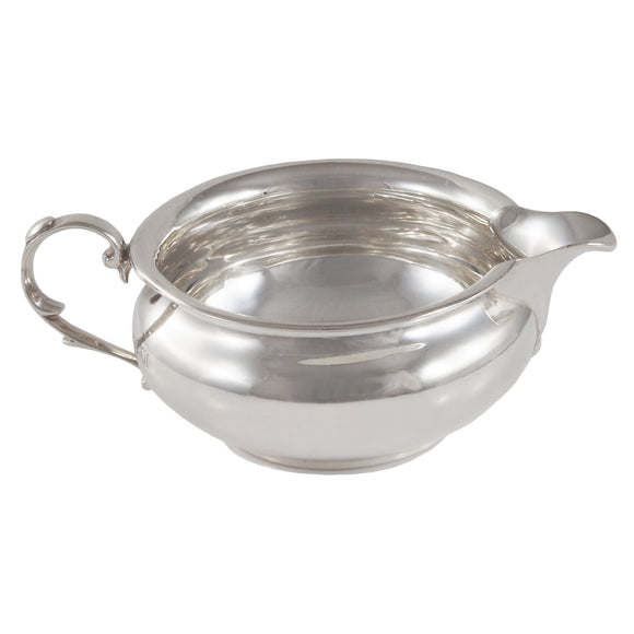 An Edwardian, silver cream jug