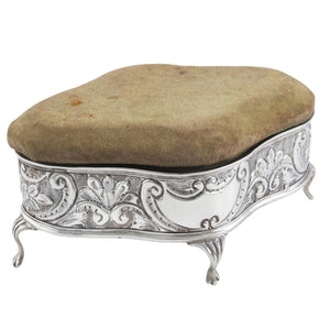 An Edwardian, silver trinket box