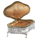 An Edwardian, silver trinket box