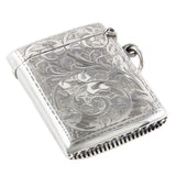 An Edwardian, silver vesta case