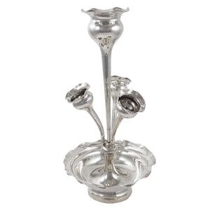 An Edwardian, silver centrepiece