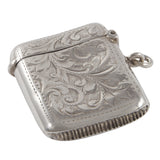 An Edwardian, silver vesta case