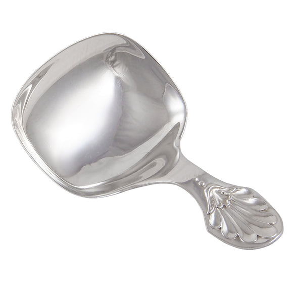 An early 20th century, silver caddy spoon