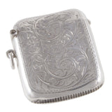 An Edwardian, silver vesta case