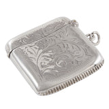 An Edwardian, silver vesta case