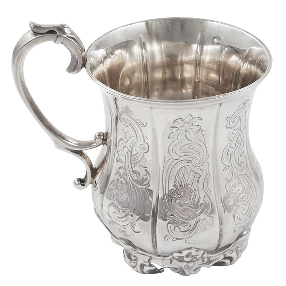 A Victorian, silver tankard