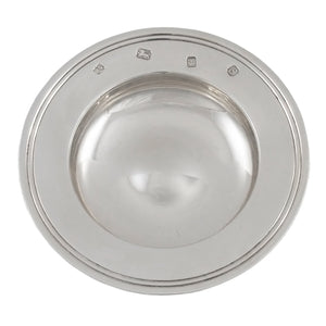 A modern, silver Armada Dish