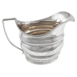 A Georgian, silver cream jug