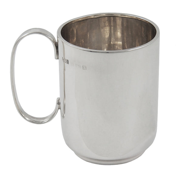 An early 20th century, silver, child's mug.