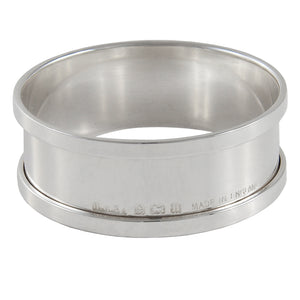 An early 20th century, silver, plain napkin ring