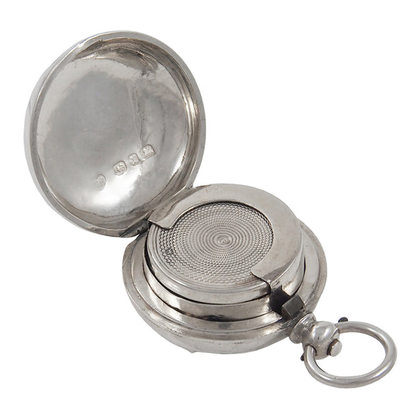 A Victorian, silver sovereign case