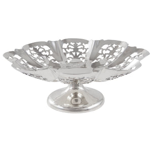 A mid-20th century, silver, pierced Tazza dish