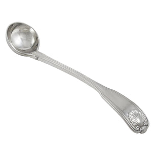 A Georgian, silver salt spoon