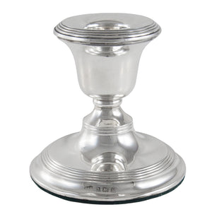 An early 20th century, silver candlestick.