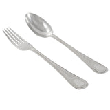 A Victorian, silver, child's fork & spoon