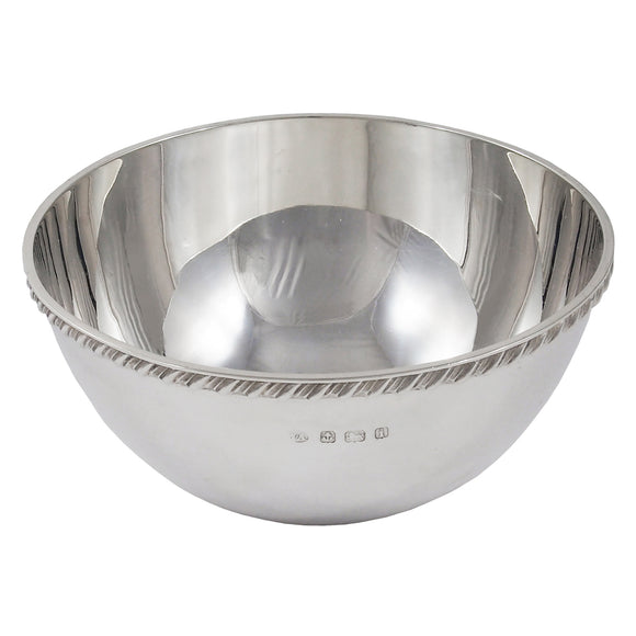 An Edwardian, silver bowl
