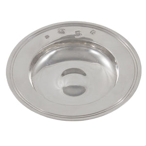 A modern, silver Armada Dish