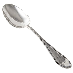 A Victorian, silver teaspoon