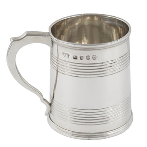 A Georgian, silver, Child's tankard.