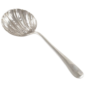 A Victorian, silver sifter spoon.