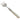A Victorian, silver bread fork with a mother of pearl set handle & fitted case.