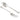 An early 20th century, silver, child's plain fork & spoon