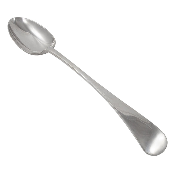 An Edwardian, silver, Old English pattern, large spoon